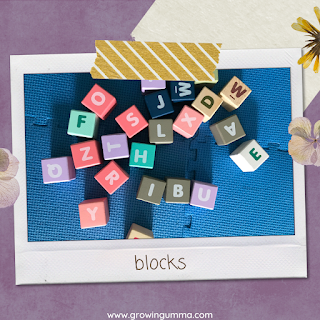 mengenal huruf dengan blocks