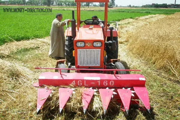 مشروع ماكينة حصاد القمح
