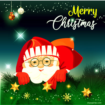 Merry Christmas Secret Santa Gift Wishes Images