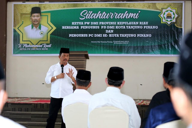 Rudi Ajak Pengurus DMI se Kepri Bangun Masjid Sampai ke Pelosok Pulau