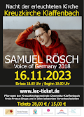 Voice of Germany Gewinner Samuel Rösch - Nacht der erleuchteten Kirche