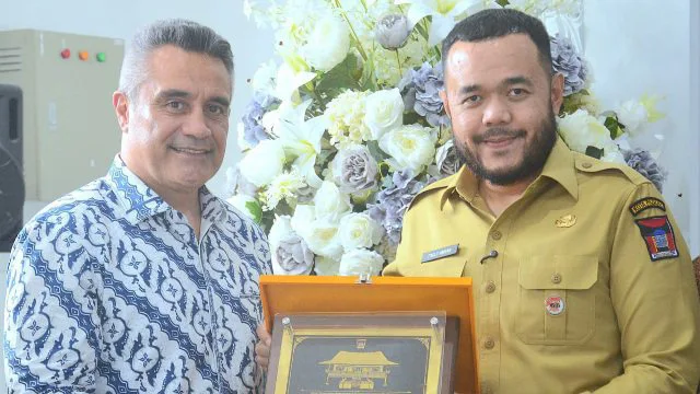Wako Fadly Amran Bertemu Duta Besar Selandia Baru untuk Indonesia Phillip Taula