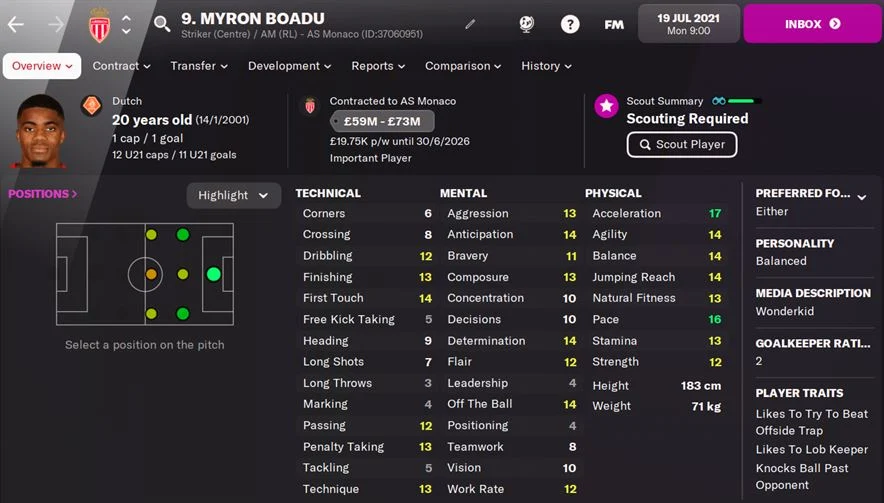 FM22 Myron Boadu