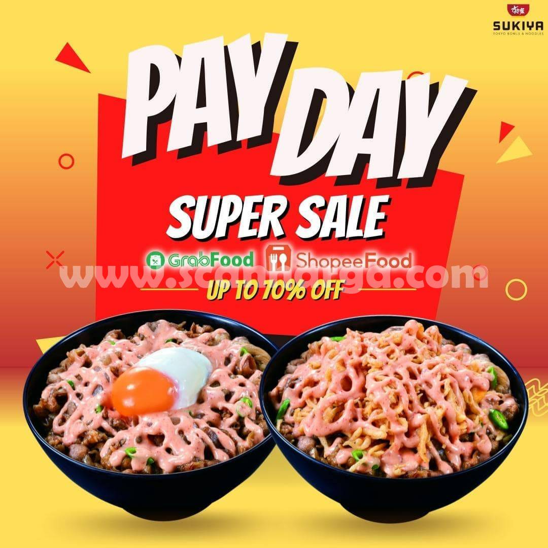 Promo Sukiya PayDay Super Sale – Diskon Hingga 70%