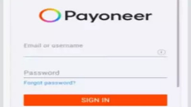 log-in payeneer account