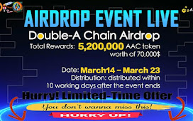 Double-A Chain Airdrop of 500 $AAC Coin worth $30 USD Free