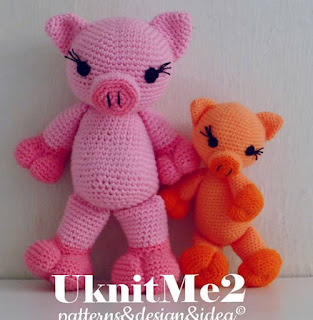 PATRON GRATIS CERDO AMIGURUMI 50255 🐷