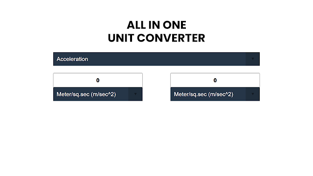 All In One Unit Converter By Laxman Nepal 