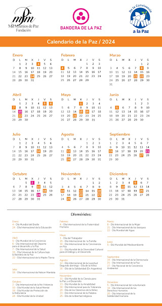 Calendario de Efemérides de Paz