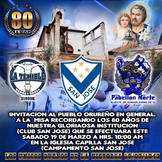 80 AÑOS DE VIDA, DE NUESTRO AMADO CLUB 💙