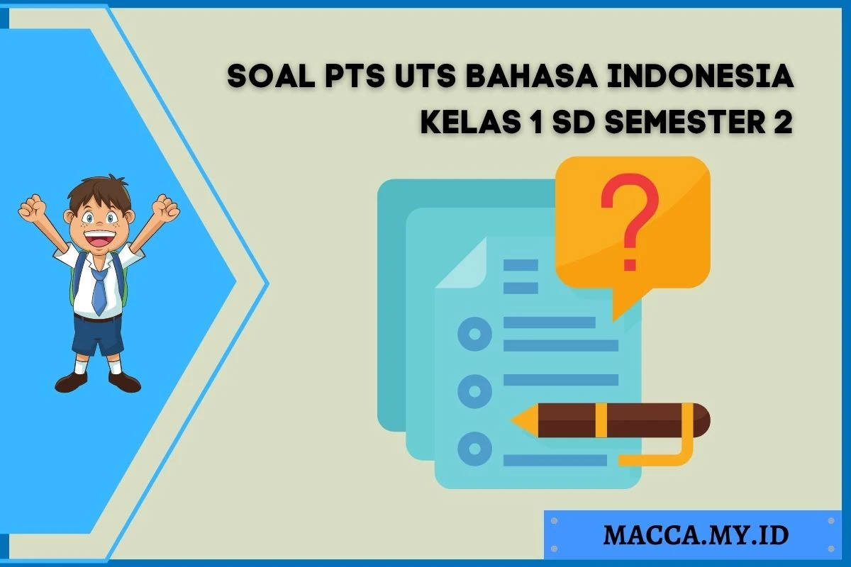 Soal PTS Bahasa Indonesia Kelas 1 Semester 2 dan Kunci Jawaban