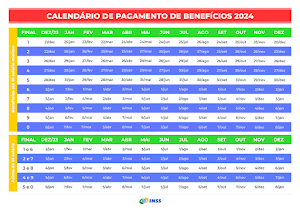 Calendário de Pagamento INSS 2024