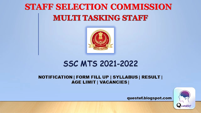 Staff Selection Commission Multi Tasking (Non-Technical) Staff Examination EXAM PATTERN |  UPDATES | FORM FILL UP | EXAM DATES | SYLLABUS | RESULT | AGE LIMIT | RELAXATION | VACANCIES | APPLICATION FORM | NUMBER OF ATTEMPTS