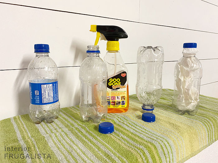 How to wash and recycle small plastic drink bottles into an adorable Easter craft.