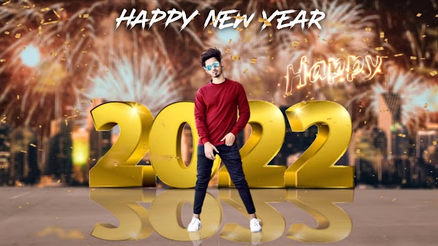 Happy New Year 2022 Photo Editing Tutorial | Picsart Photo Editing | Happy New Year 2022 Editing