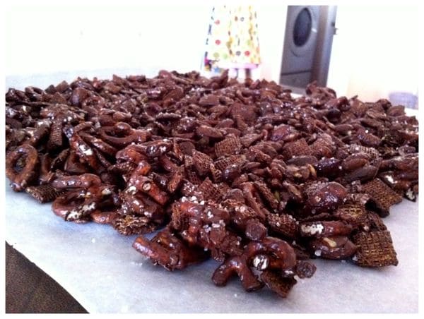 Sea Salted Chocolate Crunch Snack Mix Recipe