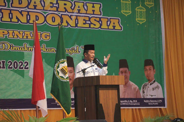 Hadiri Musda DMI Kota Tanjungpinang, Rudi : Kita Harus Komitmen Makmurkan  Masjid