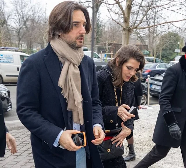 Charlotte Casiraghi and Dimitri Rassam attended the Chanel private lunch