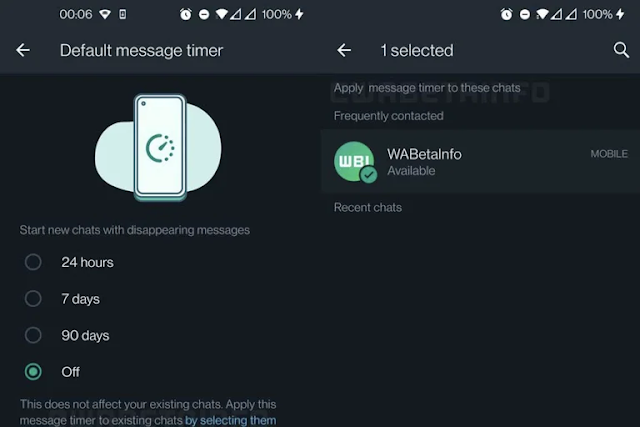 Whatsapp trae nueva función para guardar los mensajes temporales