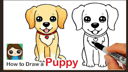 Best 20 Dog Drawing Sketch Painting Idea