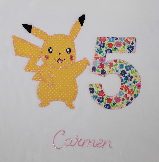 camiseta cumpleaños Pikachu