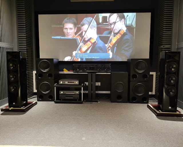 Fully active ASCENDO 7.1 home theater system