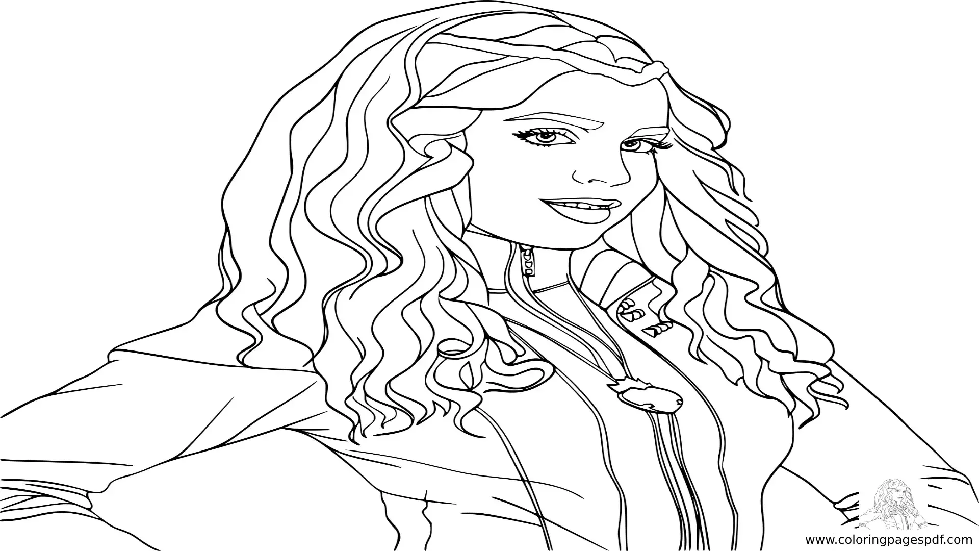 Descendants Coloring Pages Mal