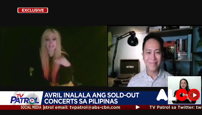 Entrevistas: Avril Lavigne en TV Patrol Filipinas - 02.02.2022