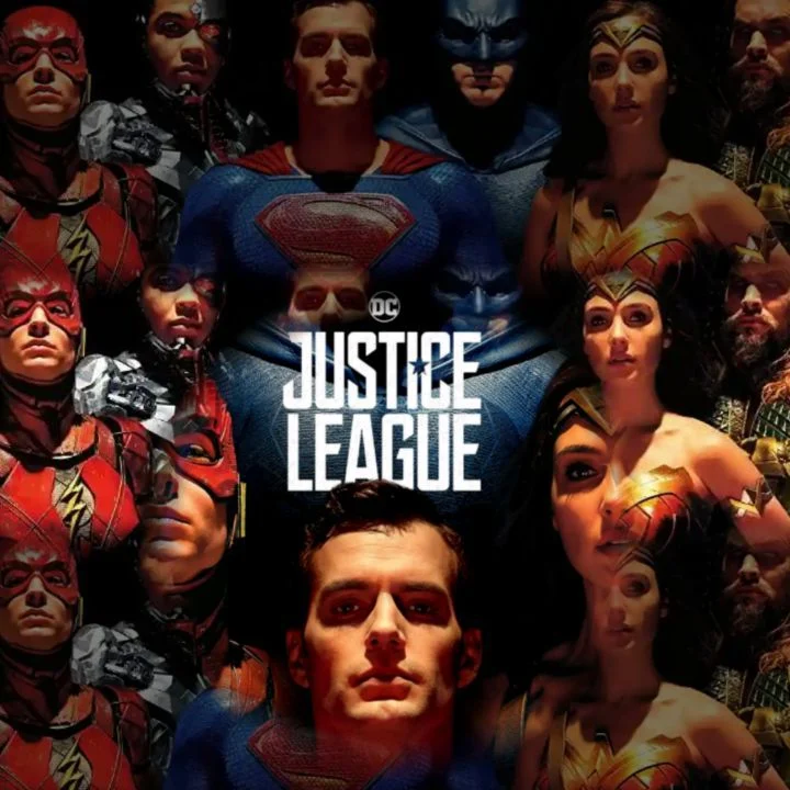 Justice League Movie: A Superhero Action Film Starring Ben Affleck, Gal Gadot, Henry Cavill, Jason Momoa, Ezra Miller, and Ray Fisher (Cyborg)