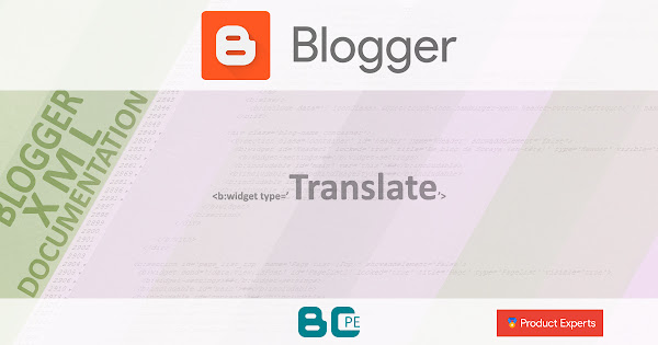 Blogger - Les inclusions du gadget Translate