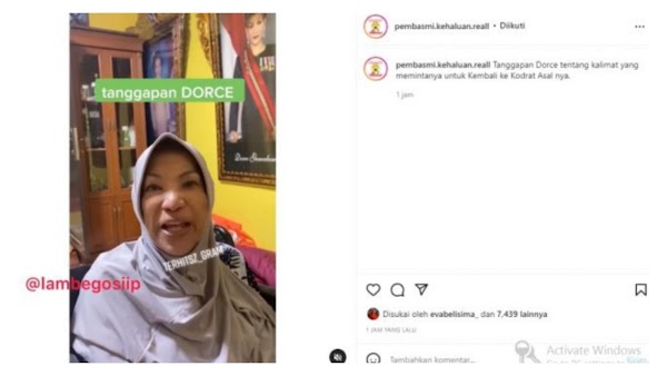 Heboh Dorce Sentil Pedas Ustaz dan Kiai Terkait Wasiat Pemakamannya sebagai Perempuan, Netizen: Bertobat!