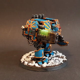 Thousand Sons dreadnought from Forge World, Warhammer 40k