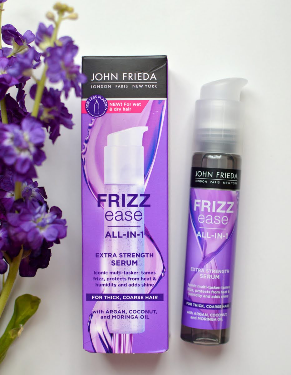 New John Frieda Haircare: Frizz Ease Extra Strength Serum