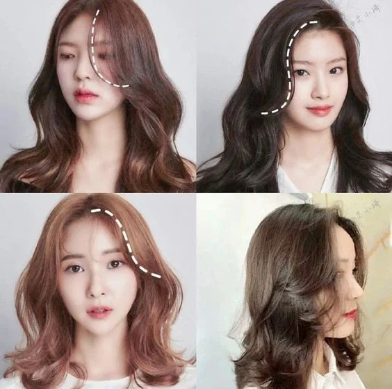 model wanita rambut korea