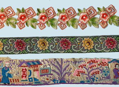 hand embroidery border designs