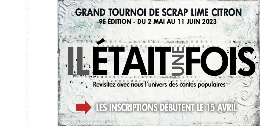 Tournoi Scrap Lime Citron