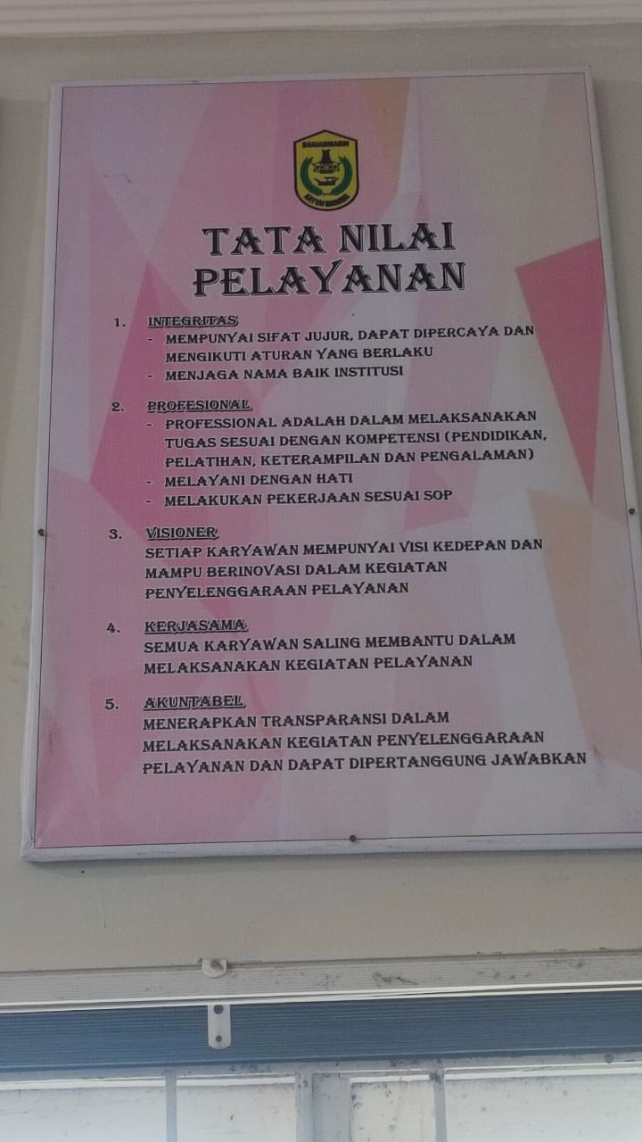 TATA NILAI PELAYANAN