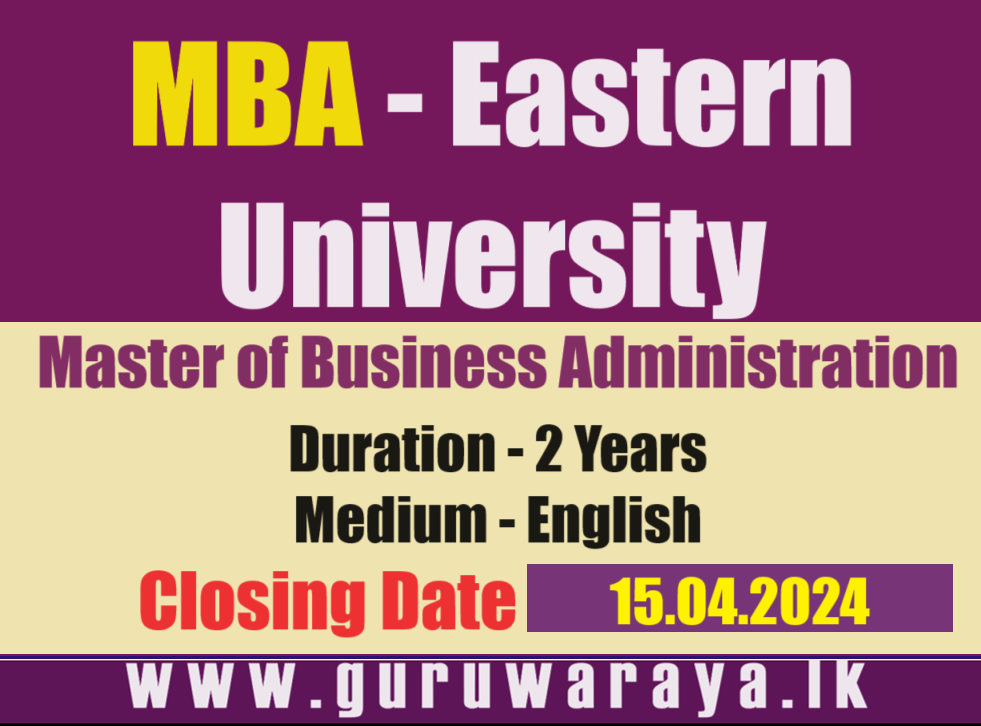 MBA - Eastern University