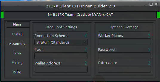 Silent ETH Miner Builder 2.0 B117X
