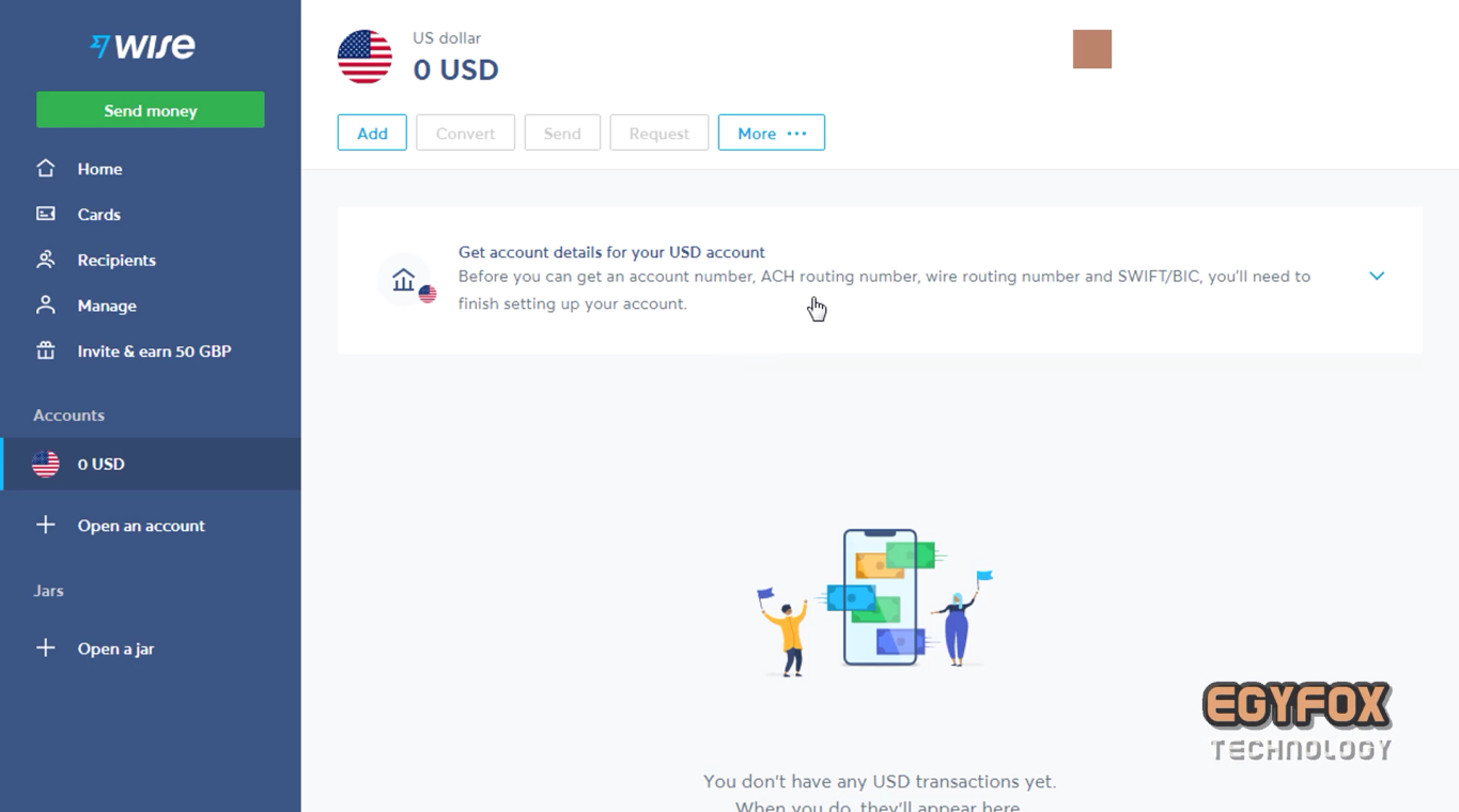 شرح التسجيل في بنك وايز TransferWise و الحصول علي حساب بنكي امريكي