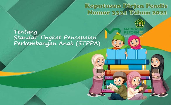 Standar Tingkat Pencapaian Perkembangan Anak RA 2021