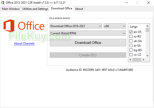 Office 2013-2021 C2R Install 7.4.4 Free Download