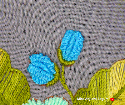 Very Cute Flower Embroidery, Simple and Beautiful Hand embroidery Design