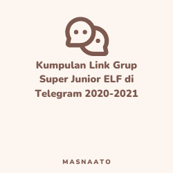 Kumpulan Link Grup Super Junior ELF di Telegram 2020-2021