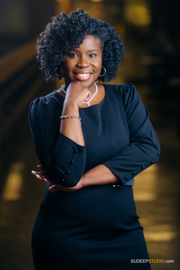 Black Business Women Headshots by SudeepStudio.com Ann Arbor Executive Portrait Photographer