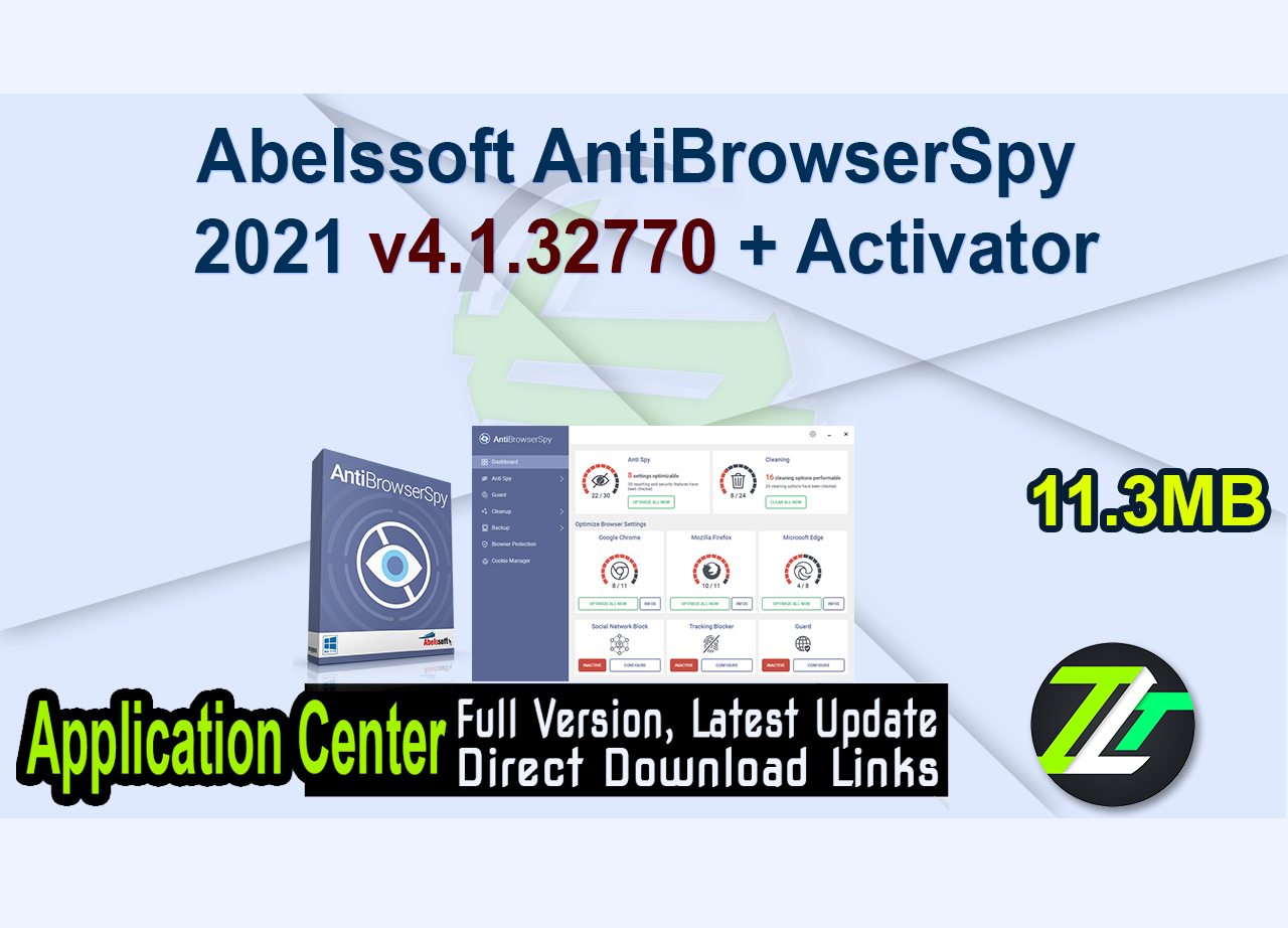 Abelssoft AntiBrowserSpy 2021 v4.1.32770 + Activator