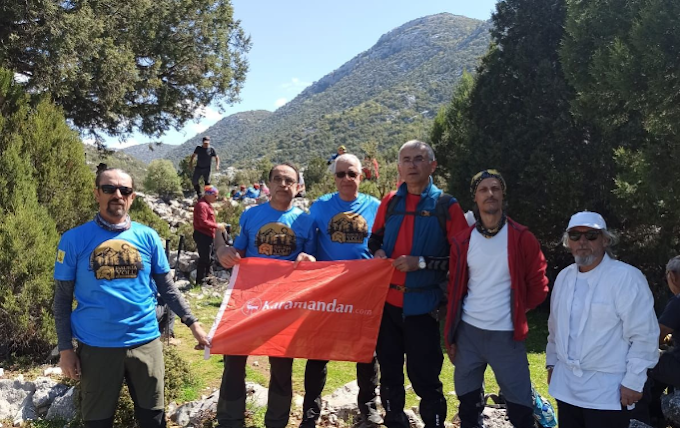 Karamanlı Dağcılar Isauria Yolu'nda 80 Kilometre Yürüdü