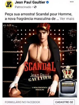 Amostra Grátis do Perfume Scandal Pour Homme