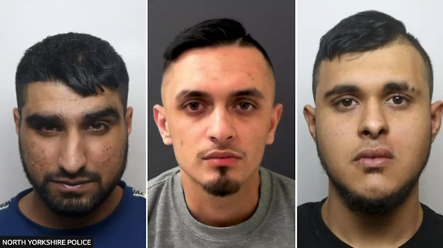 (L-R) Qasib Hussain, Aquib Ali Hussain and Hussain Khan pleaded guilty to conspiracy to supply Class A drugs as part of a county lines operation