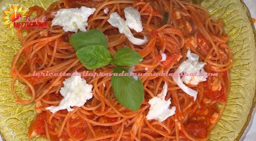 Spaghetti al telefono ricetta zia Cri